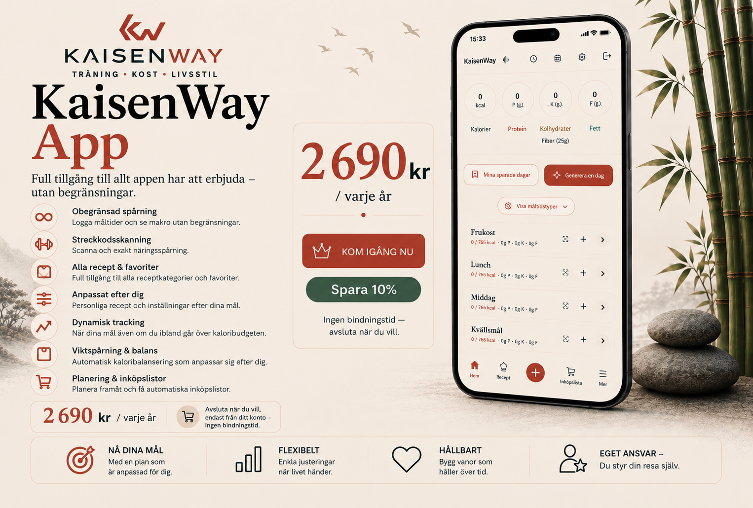 KaisenWay App (Årlig) spara 10%